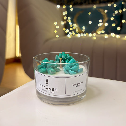 Cinnamon Soul - Bloom Jar Succulent Candle with Cinnamon Feragrance