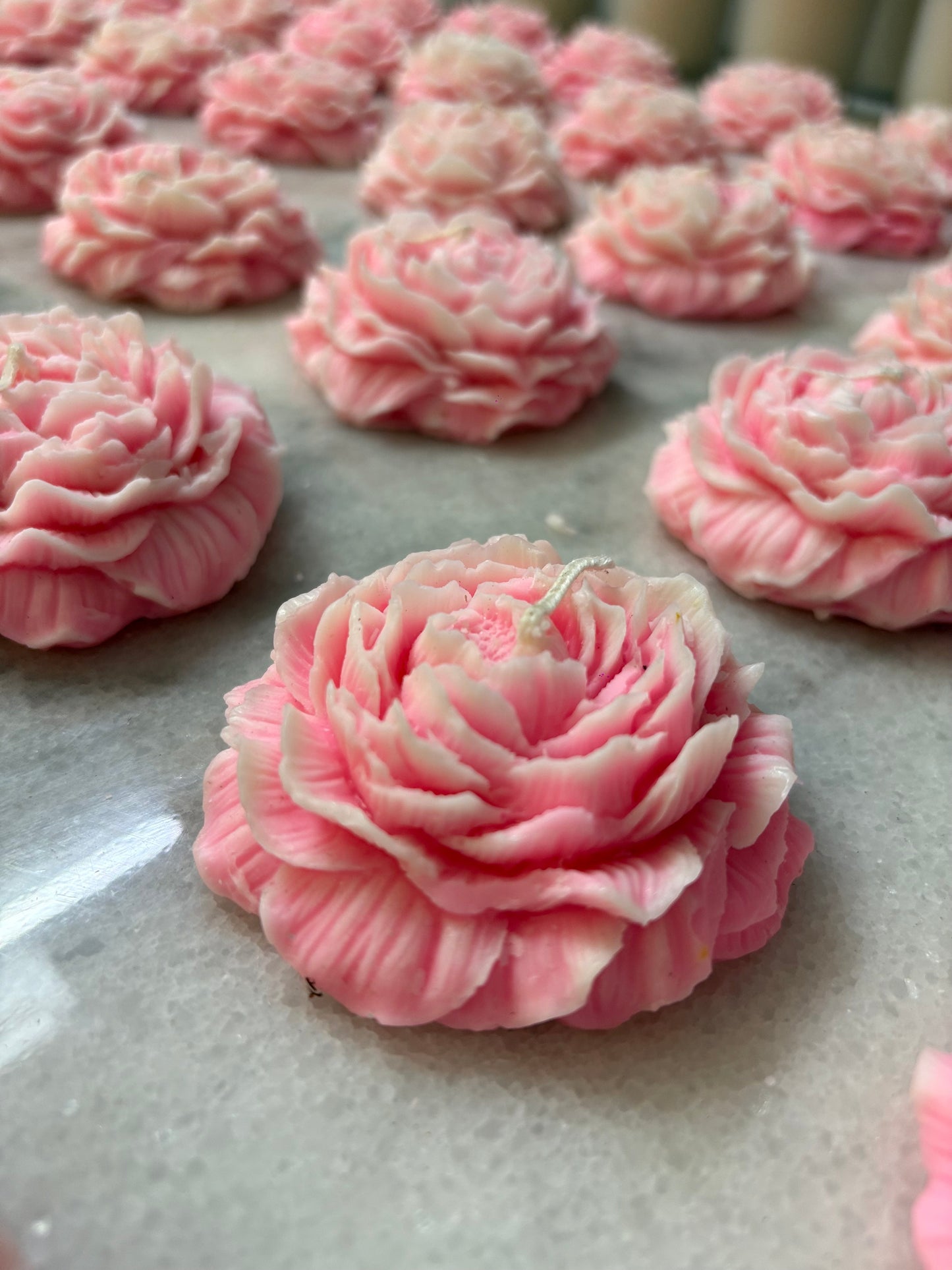 Gulabi Silk - Peonies Candle with Vanilla Fragrance